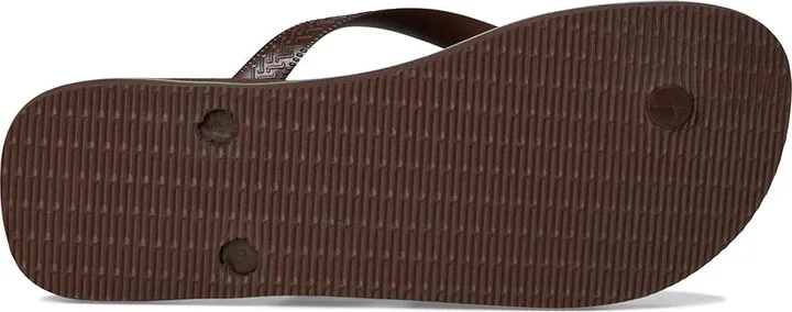 Havaianas Brazil Logo Sandals Men's Sandals Dark Brown/White : EU 43/44 (US Men's 11/12) M, Rubber - Image 2
