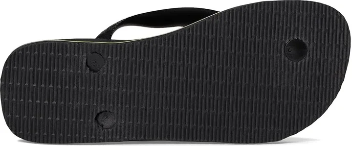 Havaianas Brazil Logo Unisex Flip Flops Women's Sandals Black/Black : EU 35-36 (US Men's 4-5 - Women's 5-6) M, Rubber - Image 3