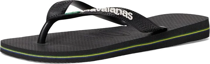 Havaianas Brazil Logo Unisex Flip Flops Women's Sandals Black/Black : EU 35-36 (US Men's 4-5 - Women's 5-6) M, Rubber - Image 5