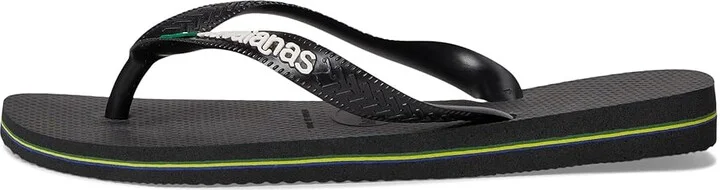 Havaianas Brazil Logo Unisex Flip Flops Women's Sandals Black/Black : EU 35-36 (US Men's 4-5 - Women's 5-6) M, Rubber - Image 6