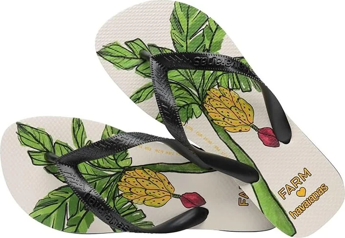 Havaianas Farm Banana Tree Flip-Flop Women's Sandals Black : EU 36 (US Women's 6) M, Rubber - Image 2
