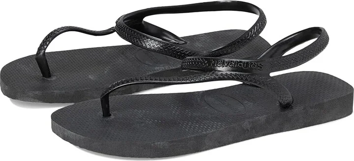 Havaianas Flash Urban Flip Flop Sandal Women's Shoes Black : EU 35-36 (US Men's 4-5 - Women's 5-6) M, Rubber