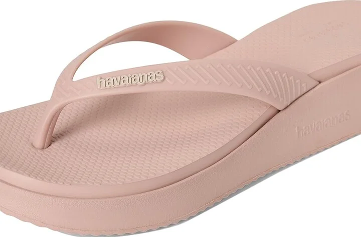 Havaianas High Platform II Sandals Women's Wedge Shoes Ballet Rose : EU 35 (US Women's 5) M, Rubber - Image 7