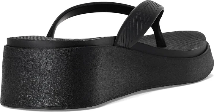 Havaianas High Platform II Sandals Women's Wedge Shoes Black : EU 36 (US Women's 6) M, Rubber - Image 4