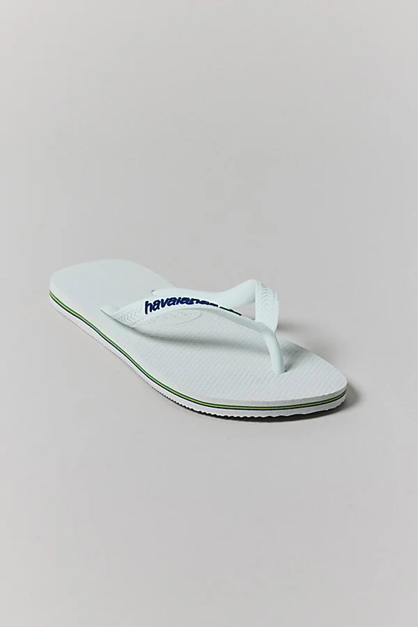 Havaianas Men's Brazil Logo Flip Flop Sandal in White - Image 3