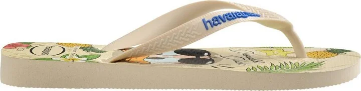 Havaianas Men's Top Disney Round Toe Sandals - Navy, Yellow - Image 7