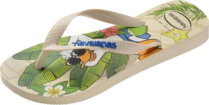 Havaianas Men's Top Disney Round Toe Sandals - Navy, Yellow - Image 8