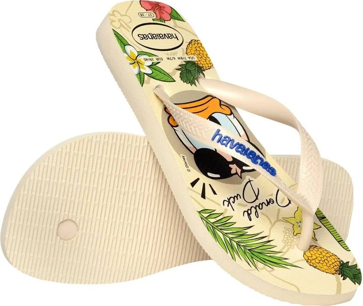 Havaianas Men's Top Disney Round Toe Sandals - Navy, Yellow - Image 10