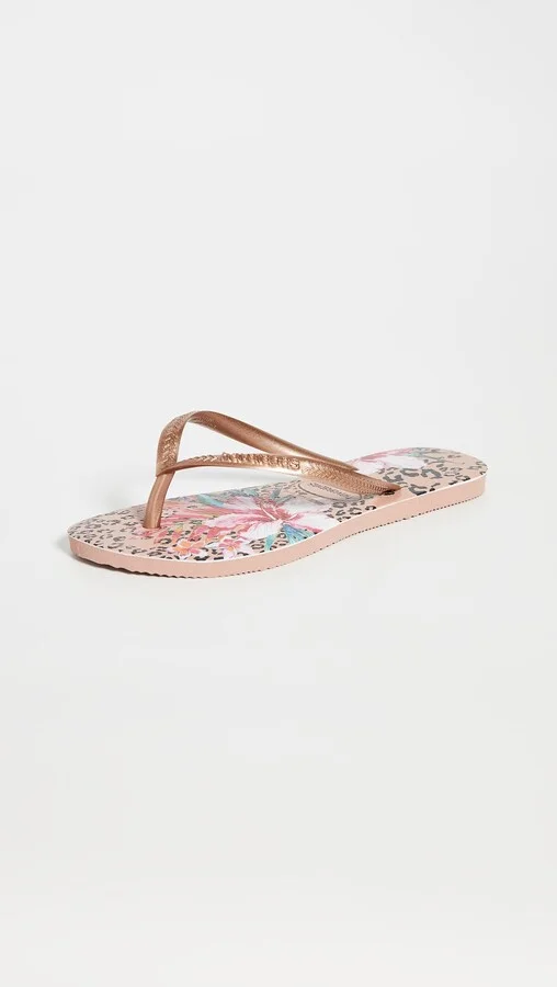 Havaianas Slim Animal Floral Flip Flops - Image 5