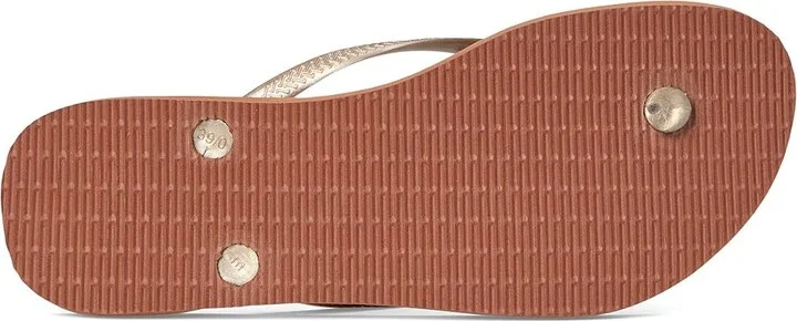 Havaianas Slim Animal Floral Fusion Sandals Women's Sandals Rust : EU 39-40 (US Women's 9-10) M, Rubber - Image 3