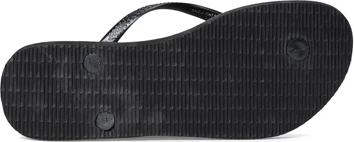Havaianas Slim Crystal SW II Flip Flop Sandal Women's Shoes Black : EU 35-36 (US Men's 4-5 - Women's 5-6) M, Synthetic - Image 3