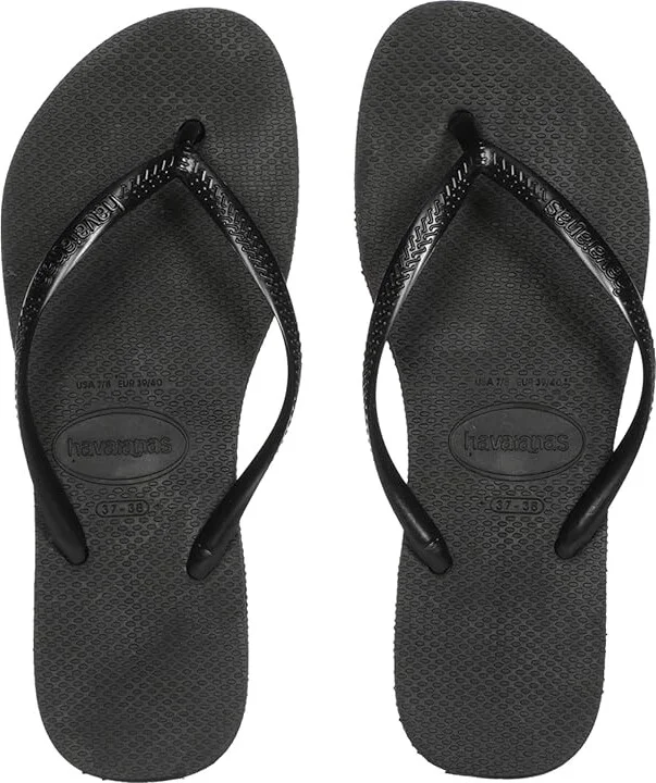 Havaianas Slim Flatform Flip-Flop Sandal Women's Shoes Black : EU 35-36 (US Men's 4-5 - Women's 5-6) M, Synthetic - Image 2