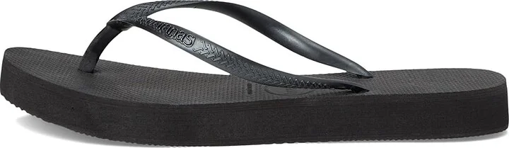 Havaianas Slim Flatform Flip-Flop Sandal Women's Shoes Black : EU 35-36 (US Men's 4-5 - Women's 5-6) M, Synthetic - Image 7