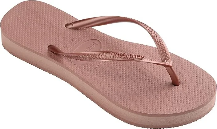 Havaianas Slim Flatform Flip-Flop Sandal Women's Shoes Crocus Rose : EU 35-36 (US Men's 4-5 - Women's 5-6) M, Synthetic - Image 2