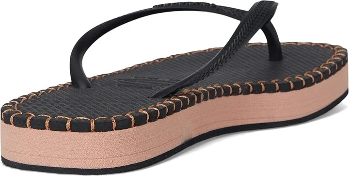 Havaianas Slim Flatform Loop Sandals Women's Sandals Black : EU 36 (US Women's 6) M, Rubber - Image 3
