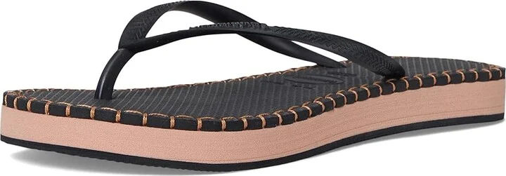 Havaianas Slim Flatform Loop Sandals Women's Sandals Black : EU 36 (US Women's 6) M, Rubber - Image 4