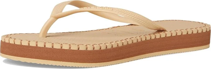 Havaianas Slim Flatform Loop Sandals Women's Sandals Golden : EU 36 (US Women's 6) M, Rubber - Image 4