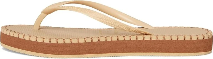 Havaianas Slim Flatform Loop Sandals Women's Sandals Golden : EU 36 (US Women's 6) M, Rubber - Image 5