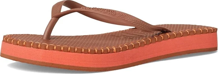 Havaianas Slim Flatform Loop Sandals Women's Sandals Rust : EU 37-38 (US Women's 7-8) M, Rubber - Image 4