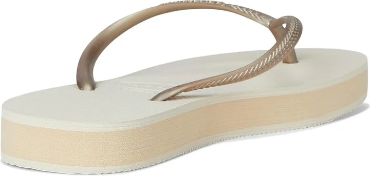 Havaianas Slim Flatform Sandals Women's Sandals Beige : EU 36 (US Women's 6) M, Rubber - Image 3