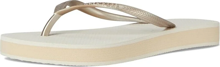Havaianas Slim Flatform Sandals Women's Sandals Beige : EU 36 (US Women's 6) M, Rubber - Image 4