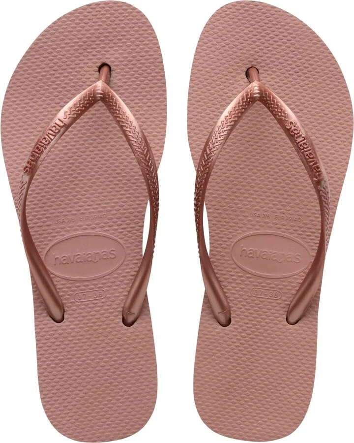 Havaianas Slim Flatform Women's Flip Flop Sandals - Crocus Rose
