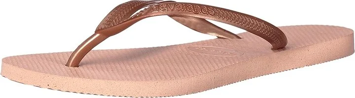 Havaianas Slim Flip Flop Sandal Women's Sandals Ballet Rose : EU 35-36 (US Men's 4-5 - Women's 5-6) M, Rubber - Image 2