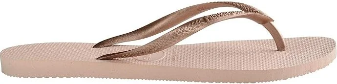 Havaianas Slim Flip Flop Sandal Women's Sandals Ballet Rose : EU 35-36 (US Men's 4-5 - Women's 5-6) M, Rubber - Image 3
