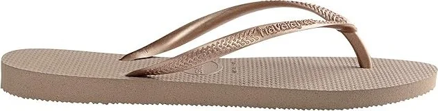 Havaianas Slim Flip Flop Sandal Women's Sandals Rose Gold : EU 37-38 (US Men's 5-6 - Women's 7-8) M, Rubber - Image 3