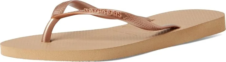 Havaianas Slim Flip Flop Sandal Women's Sandals Rose Gold : EU 37-38 (US Men's 5-6 - Women's 7-8) M, Rubber - Image 6