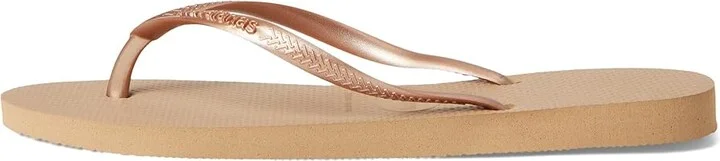 Havaianas Slim Flip Flop Sandal Women's Sandals Rose Gold : EU 37-38 (US Men's 5-6 - Women's 7-8) M, Rubber - Image 7