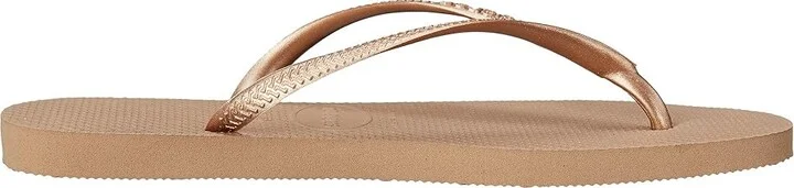 Havaianas Slim Flip Flop Sandal Women's Sandals Rose Gold : EU 37-38 (US Men's 5-6 - Women's 7-8) M, Rubber - Image 8