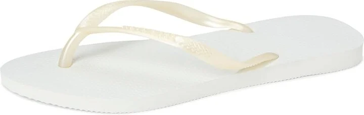 Havaianas Slim Flip Flop Sandal Women's Sandals White : EU 35-36 (US Men's 4-5 - Women's 5-6) M, Rubber - Image 5