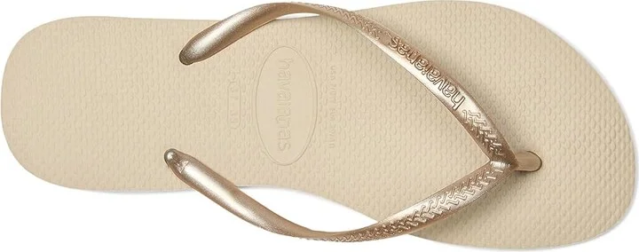 Havaianas Slim Flip Flop Sandal Women's Sandals White : EU 35-36 (US Men's 4-5 - Women's 5-6) M, Rubber - Image 9