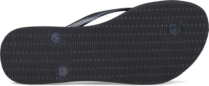 Havaianas Slim Pearls Sandals Women's Sandals Black : EU 41-42 (US Women's 11-12) M, Rubber - Image 2