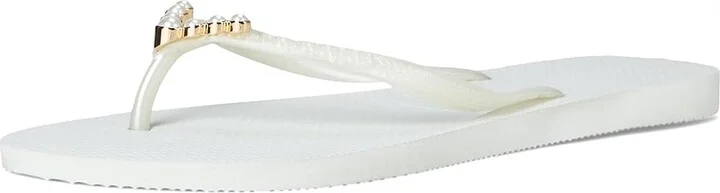 Havaianas Slim Pearls Sandals Women's Sandals White : EU 41-42 (US Men's 9-10 - Women's 11-12) M, Rubber - Image 4