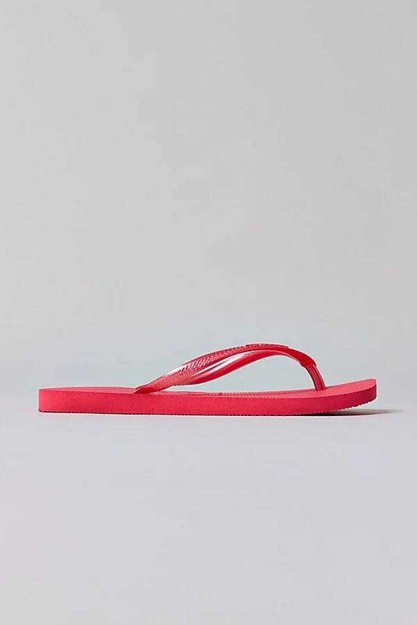 Havaianas Slim Square Flip Flop Sandal in Coral - Image 2
