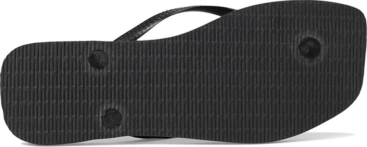 Havaianas Slim Square Flip Flop Sandal Women's Sandals Black : EU 35-36 (US Men's 4-5 - Women's 5-6) M, Rubber - Image 3