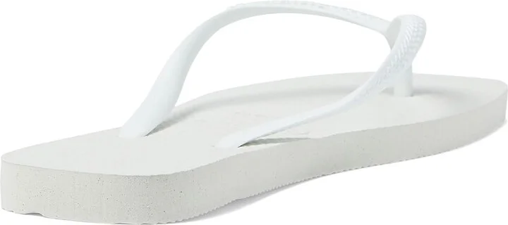 Havaianas Slim Square Flip Flop Sandal Women's Sandals White : EU 35-36 (US Men's 4-5 - Women's 5-6) M, Rubber - Image 2