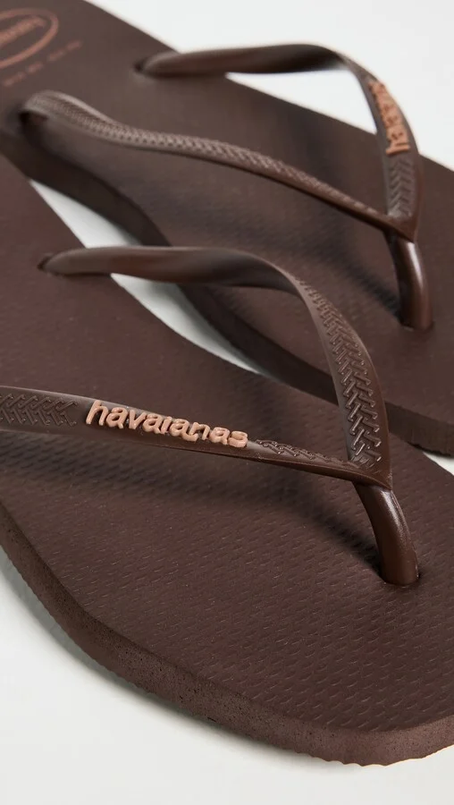 Havaianas Slim Square Logo Pop Up Flip Flops - Image 4
