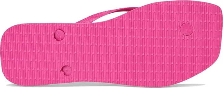 Havaianas Slim Square Logo Pop Up Sandals Women's Sandals Pink Flux : EU 39-40 (US Women's 9-10) M, Rubber - Image 2