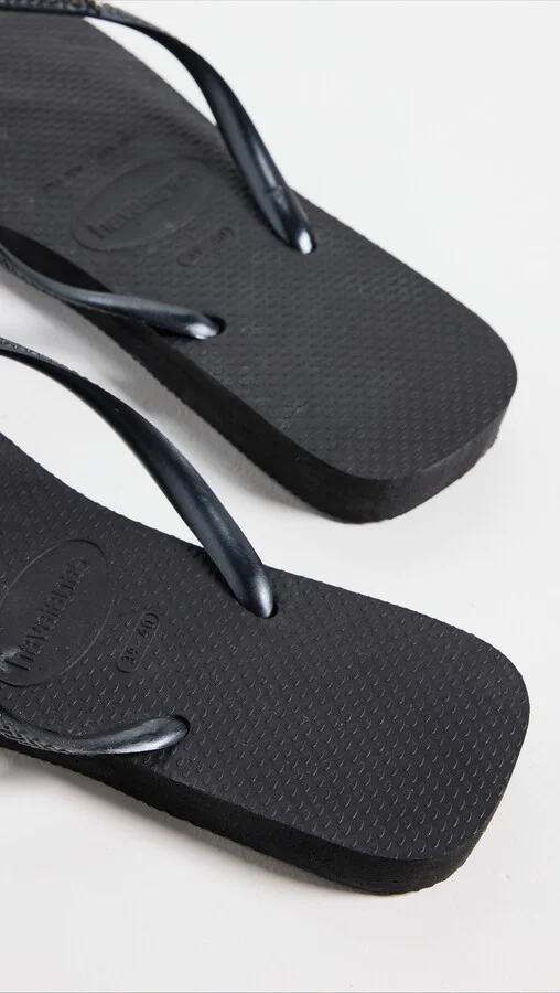 Havaianas Slim Square Pop Up Logo Flip Flops - Image 3