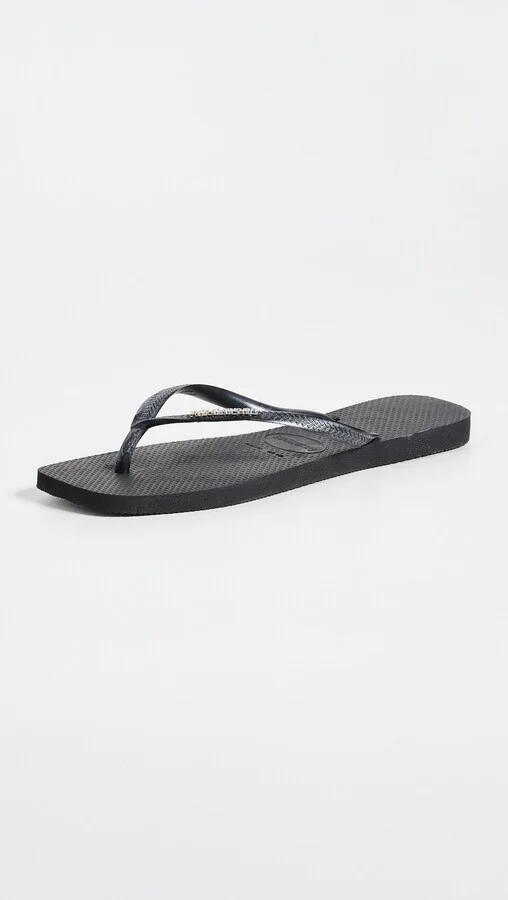 Havaianas Slim Square Pop Up Logo Flip Flops - Image 5