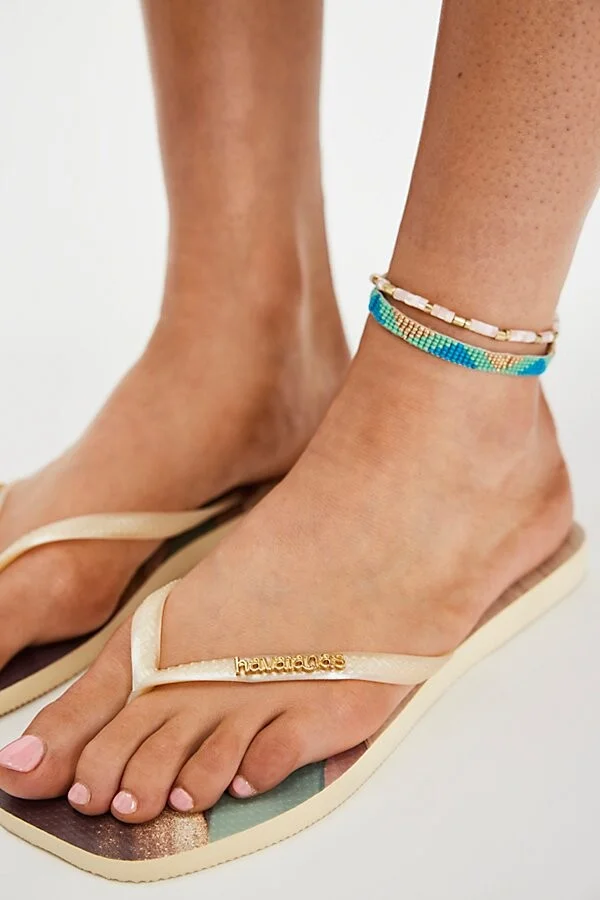 Havaianas Slim Square Print Flip Flops - Image 2