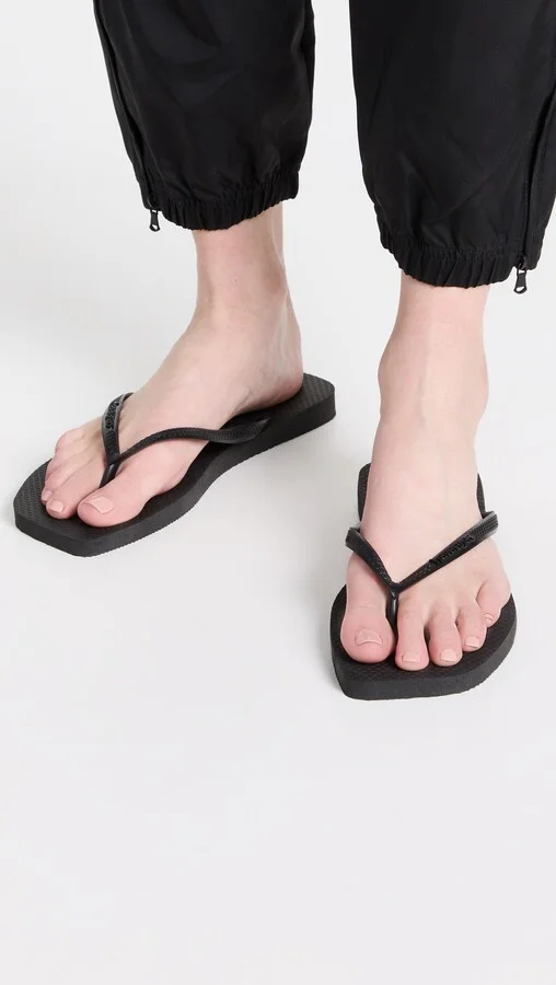 Havaianas Slim Square Solid Flip Flops - Image 3
