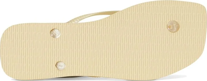 Havaianas Slim Square Trendy Sandals Women's Sandals Buttercream : EU 36 (US Women's 6) M, Rubber - Image 2