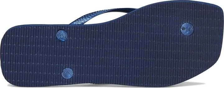 Havaianas Slim Square Trendy Sandals Women's Sandals Navy Blue : EU 36 (US Women's 6) M, Rubber - Image 2