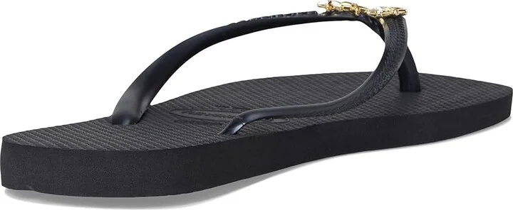Havaianas Slim Stars Sandals Women's Sandals Black : EU 41-42 (US Women's 11-12) M, Rubber - Image 3