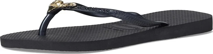 Havaianas Slim Stars Sandals Women's Sandals Black : EU 41-42 (US Women's 11-12) M, Rubber - Image 4