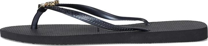 Havaianas Slim Stars Sandals Women's Sandals Black : EU 41-42 (US Women's 11-12) M, Rubber - Image 5